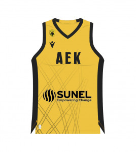 AEK BC Αγωνιστική Φανέλα Εντός Έδρας BCL 2025/26