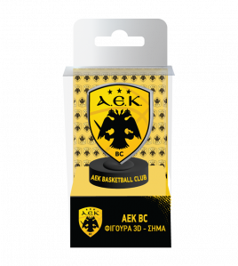 3D FIGURINE - AEK BASKETBALL 2 / LOGO (PACK)