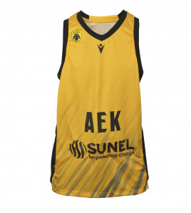 AEK BC Men's Greek League Home Jersey 2025/26