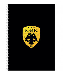 ΤΕΤΡΑΔΙΟ ΣΠΙΡΑΛ Α4 2ΘΕΜ.- AEK BC