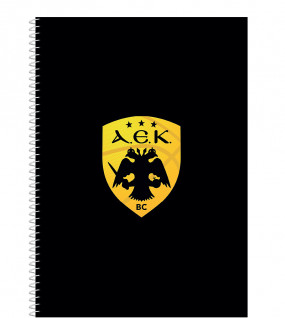 ΤΕΤΡΑΔΙΟ ΣΠΙΡΑΛ Α4 2ΘΕΜ.- AEK BC