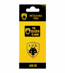 METALLIC PINS- AEK BASKETBALL 1