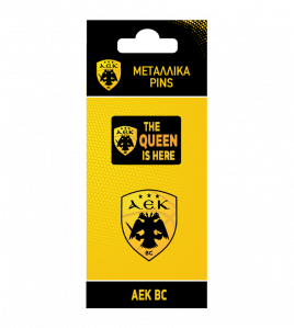 METALLIC PINS- AEK BASKETBALL 1