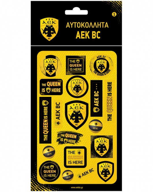 ΑΥΤΟΚΟΛΛΗΤΑ PUFFY - ΑΕΚ ΜΠΑΣΚΕΤ 1
