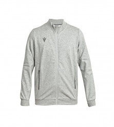 Ζακέτα με φερμουάρ σε γκρι