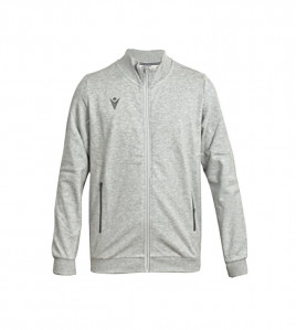 Ζακέτα με φερμουάρ σε γκρι